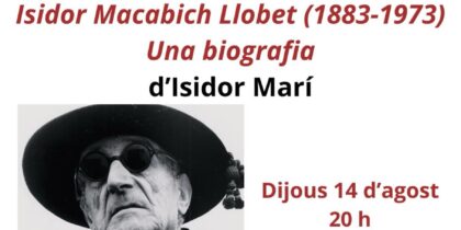 Presentación de una biografía de Isidor Macabich Llobet