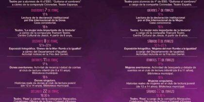 Actividades por el Día de la Mujer en Santa Eulalia