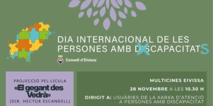 Programa del Día Internacional de las Personas con Discapacidad en Ibiza