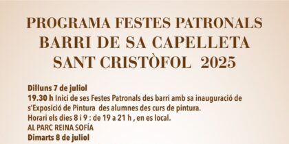 Fiestas de sa Capelleta y Sant Cristòfol en Ibiza