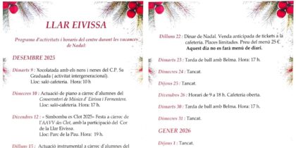 Programa de Navidad en la Llar Eivissa