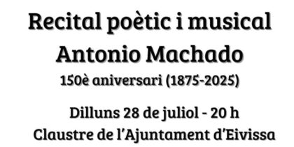 Homenaje a Antonio Machado en Dalt Vila