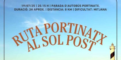 Ruta a Portinatx al atardecer