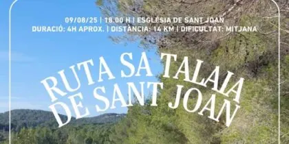Ruta a Sa Talaia de San Juan
