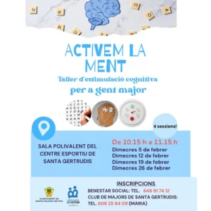 Activemos la mente: Talleres de estimulación cognitiva para mayores