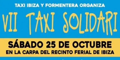 taxi solidario ibiza welcometoibiza VII Taxi Solidario en el Recinto Ferial de Ibiza