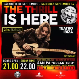 The Thrill is Here, grandes figuras del blues en Teatro Ibiza