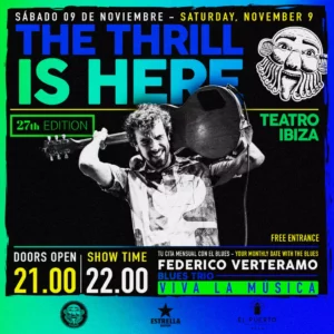 The Thrill is Here, grandes figuras del blues en Teatro Ibiza