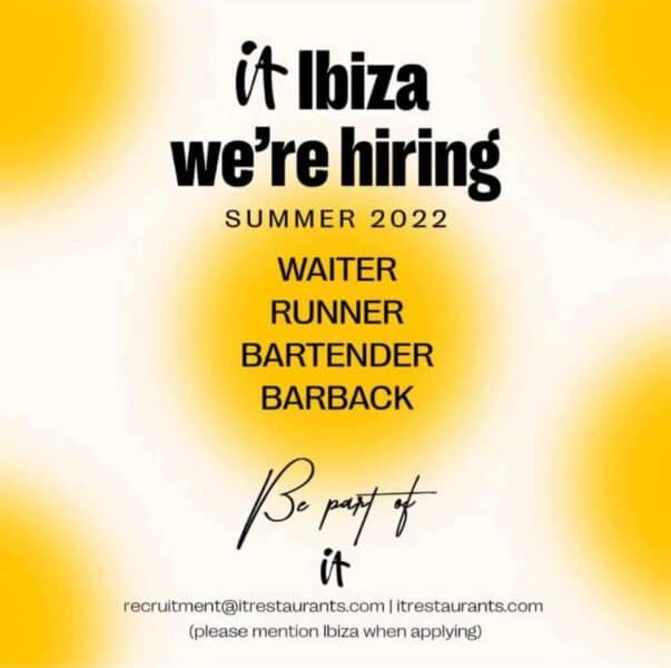 Trabajo en Ibiza 2022: It Ibiza busca personal