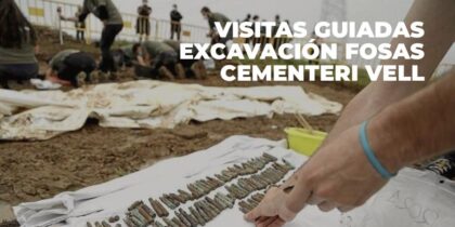 Visitas a las excavaciones de las fosas del Cementeri Vell