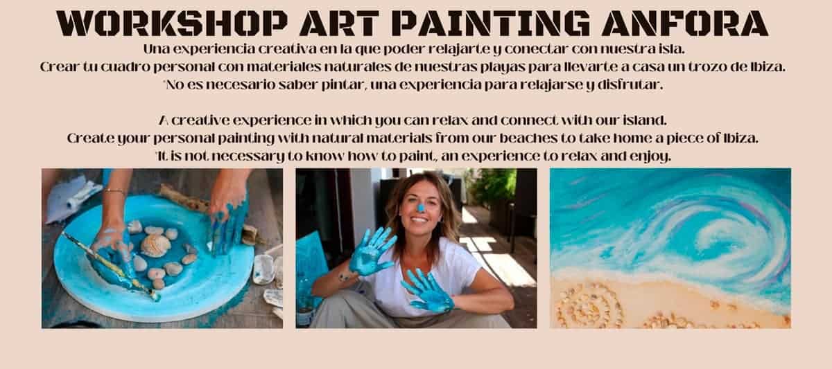 Talleres experienciales creativos con Estíbaliz Romaña en Ánfora Ibiza