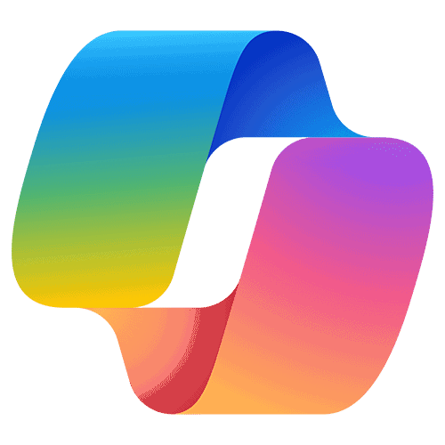 Colorful abstract ribbon representing digital solutions and business innovation.