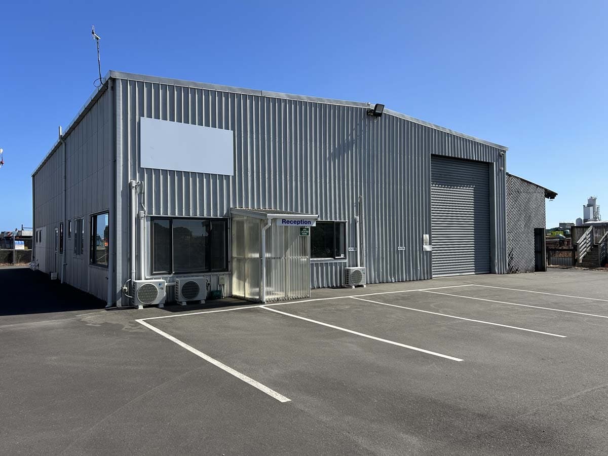 Industrial warehouse building at 107 Corbett Road, White Lion.