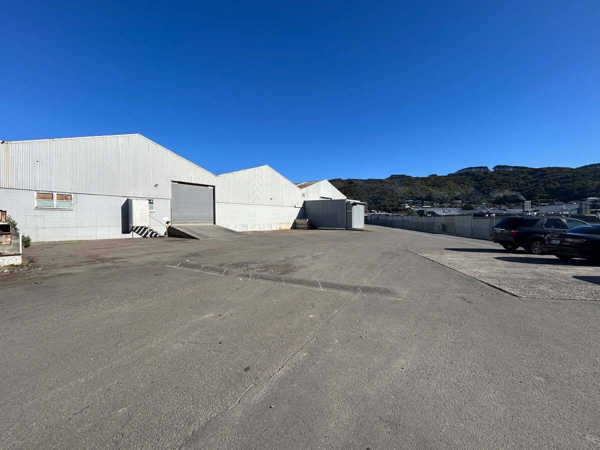Modern industrial warehouse with large parking area at 8 Mohuia Crescent 2.