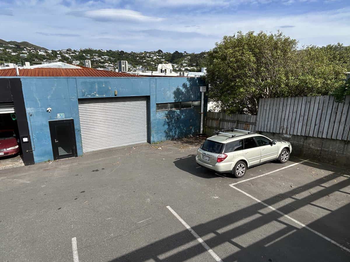 Commercial building with parking lot at 31 Johnsonville Road, Wellington.