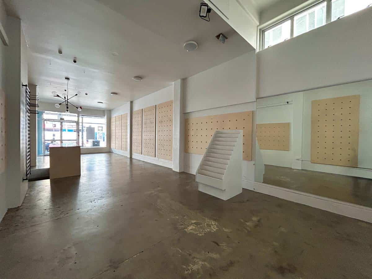 Interior view of White Lion venue at 38 Devon Street West, modern and spacious design.