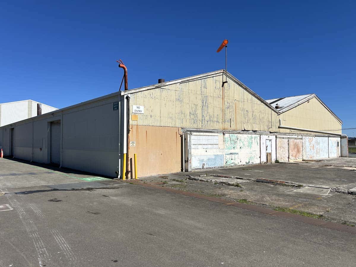 Industrial warehouse building at 42 Seaview Road, White Lion, New Zealand.