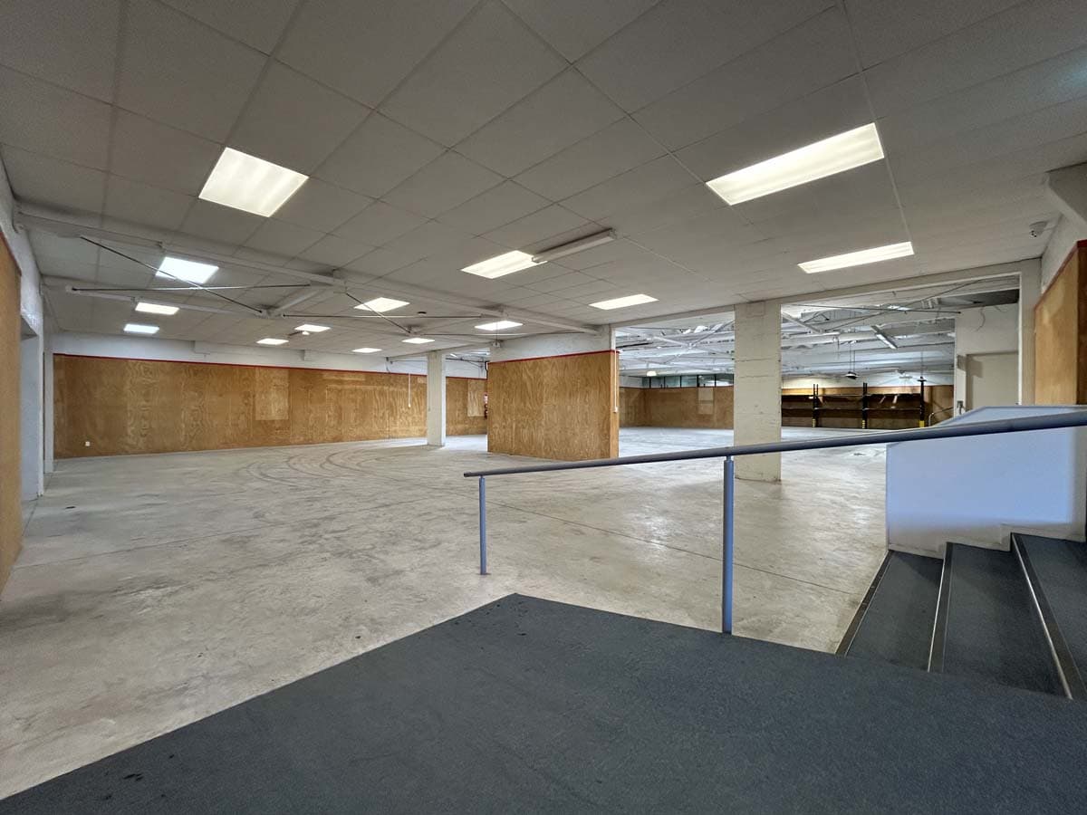 Spacious interior of White Lion commercial property at 1121 Devon Road, Auckland.