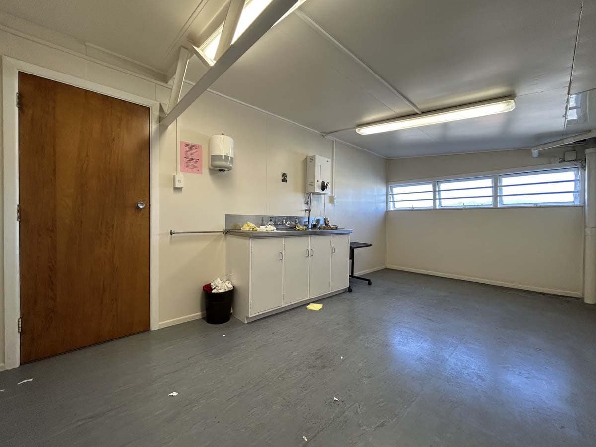 Interior view of White Lion commercial space at 122 Hutt Road, Wellington, NZ.