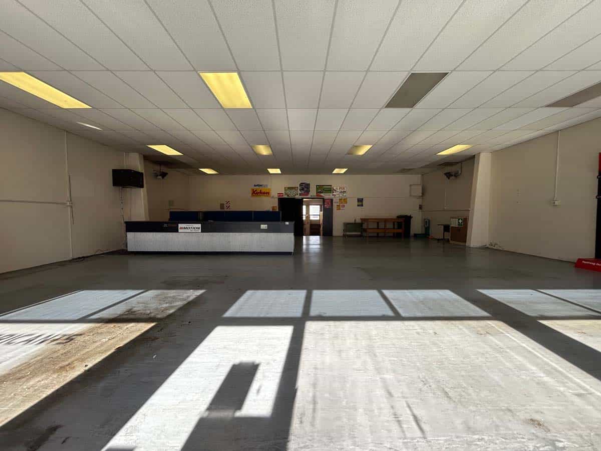 Interior view of White Lion venue at 122 Hutt Road, Wellington.