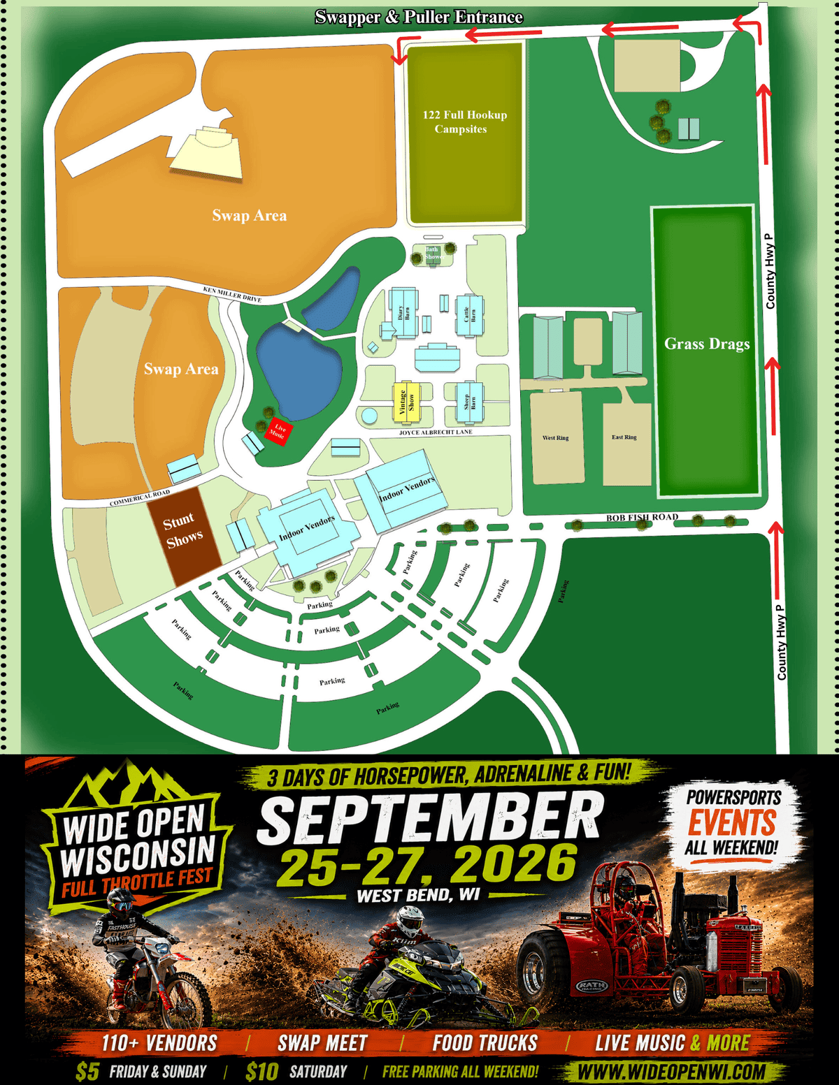 Swapper and Puller Entrance Map