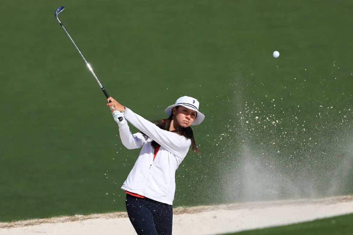 Anna Davis bucket hat Sam Greenwood Augusta National