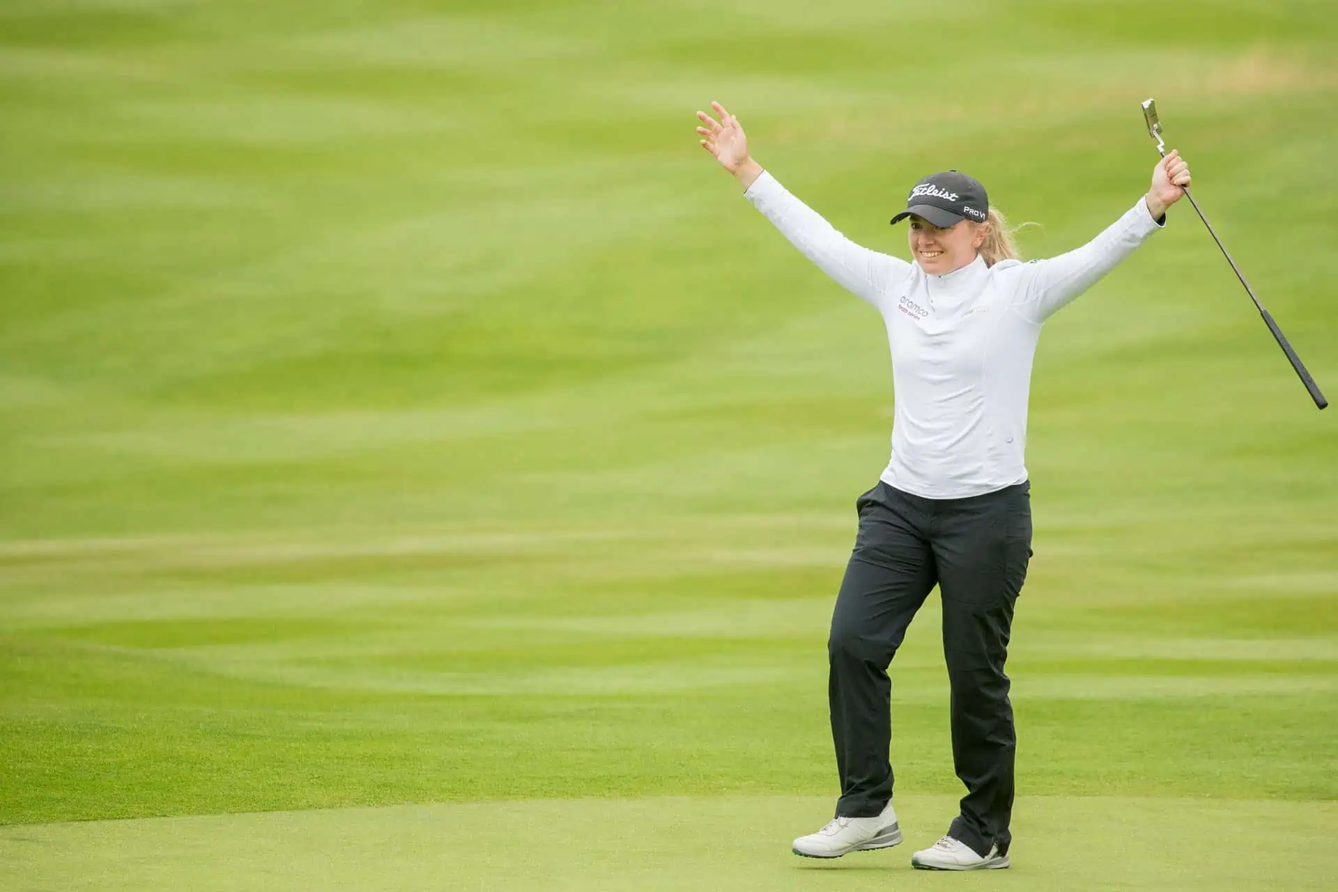 Bronte Law's winning putt