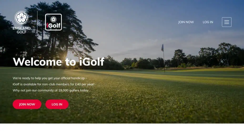 iGolf website