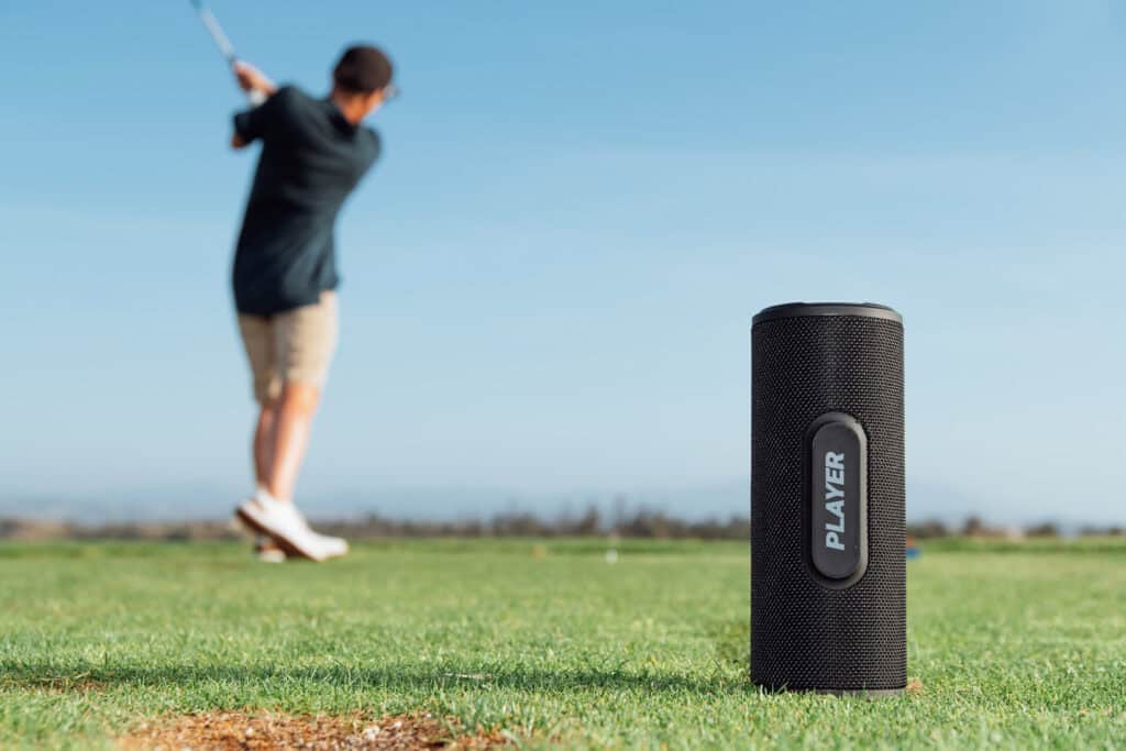 Blue Tees The Player Speaker