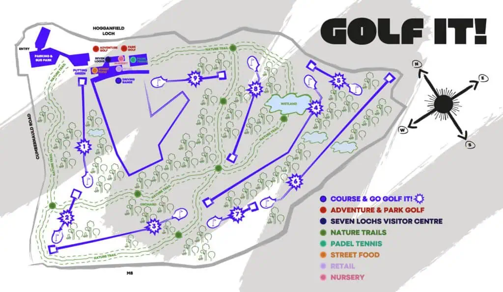 Golf It Map