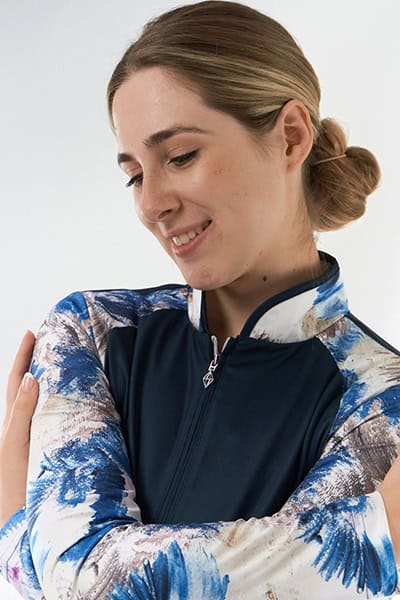 Hazel long sleeve polo