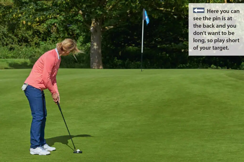 Sophie Walker approach to the green