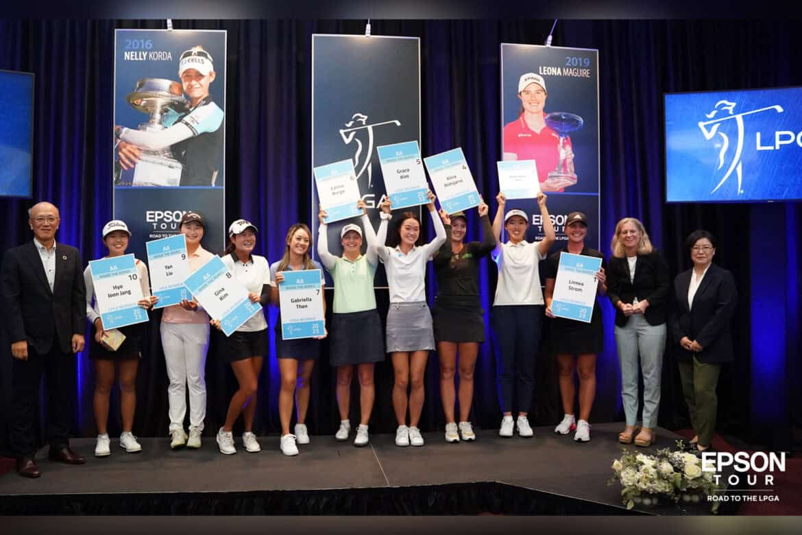 Epson Tour graduates 2022