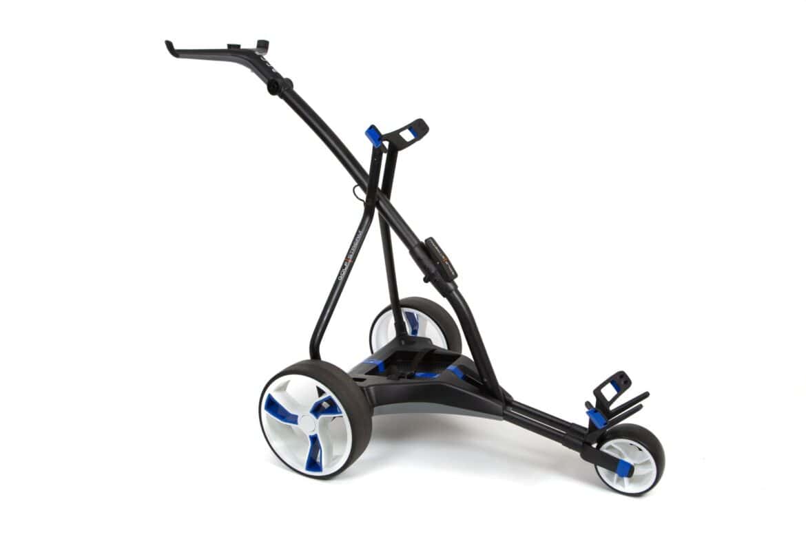 Golfstream Blue electric golf trolley
