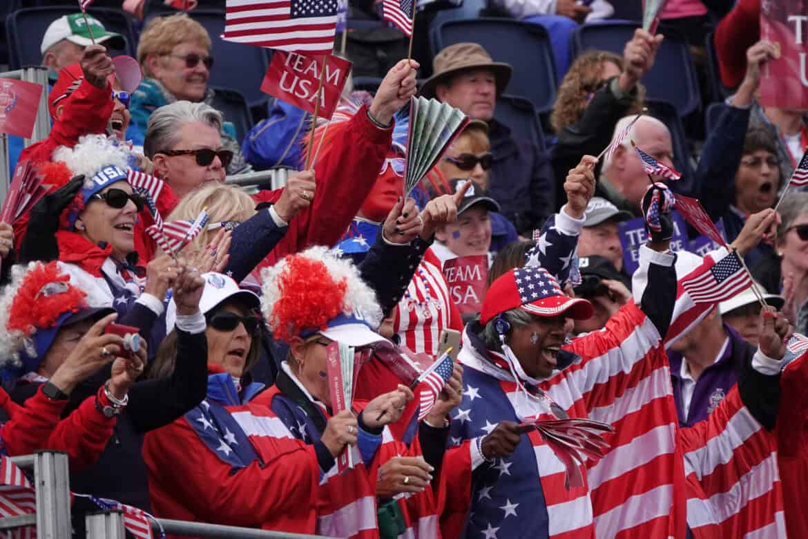 Solheim Cup Team USA supporters