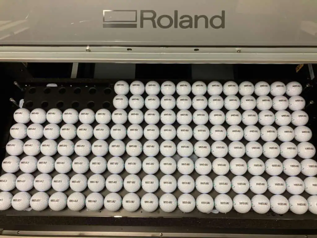 Women & Golf logo golf balls