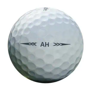 Golf ball with alignment tool