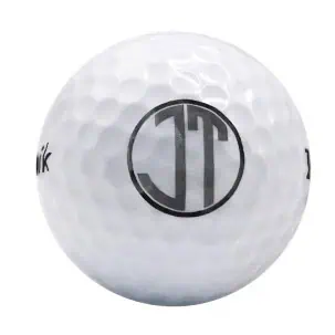 Monogrammed golf ball