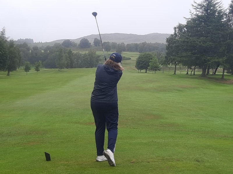 Kingussie Golf Club - 4th hole - tee shot