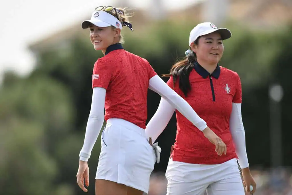 Nelly Korda and Allisen Corpuz