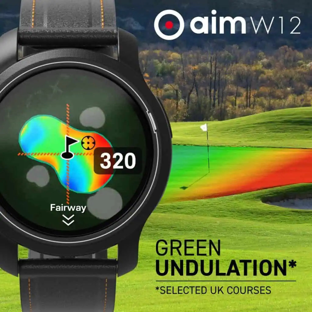 aim W12 green undulation feature