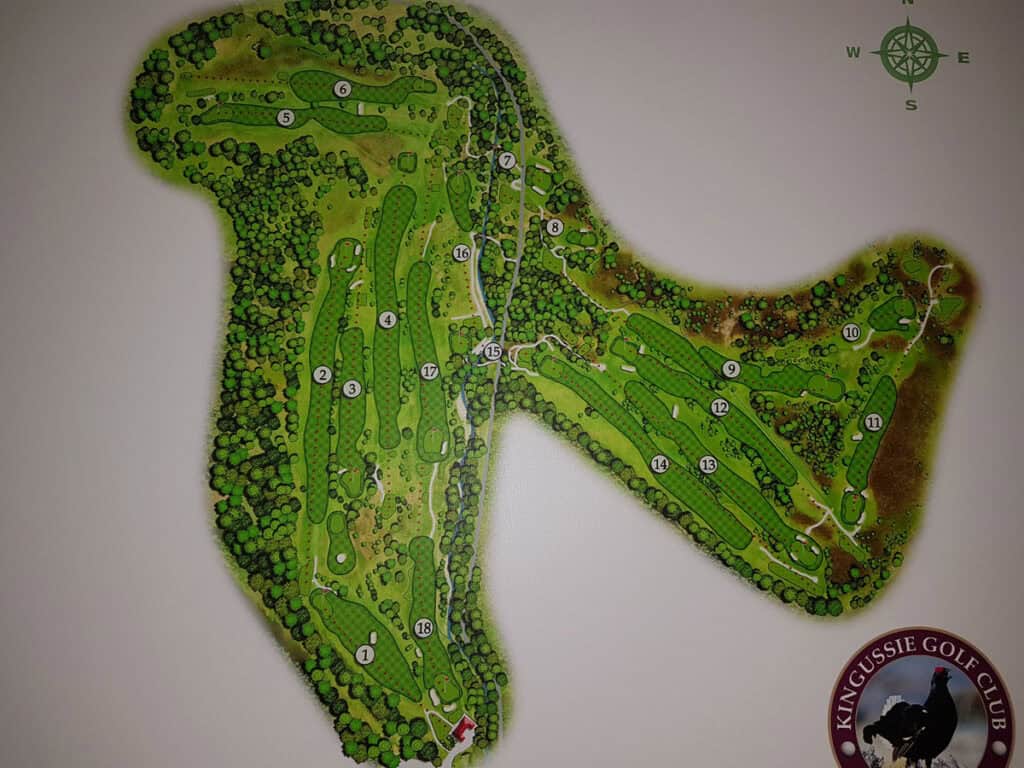 Kingussie Golf Club - course overview