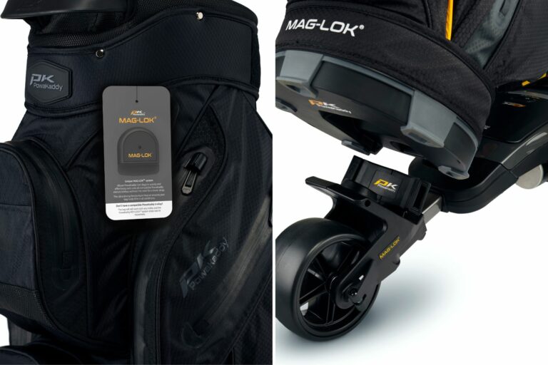 PowaKaddy 2024 Cart Bag Collection Mag Lock