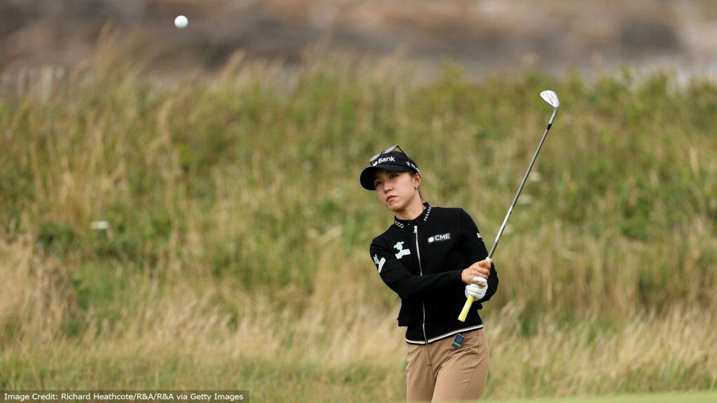 Lydia Ko tees off alongside Woad