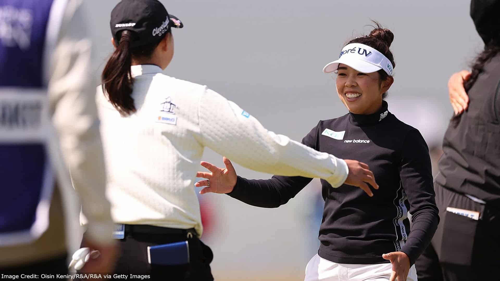 Rio Takeda of Japan and Miyu Yamashita of Japan