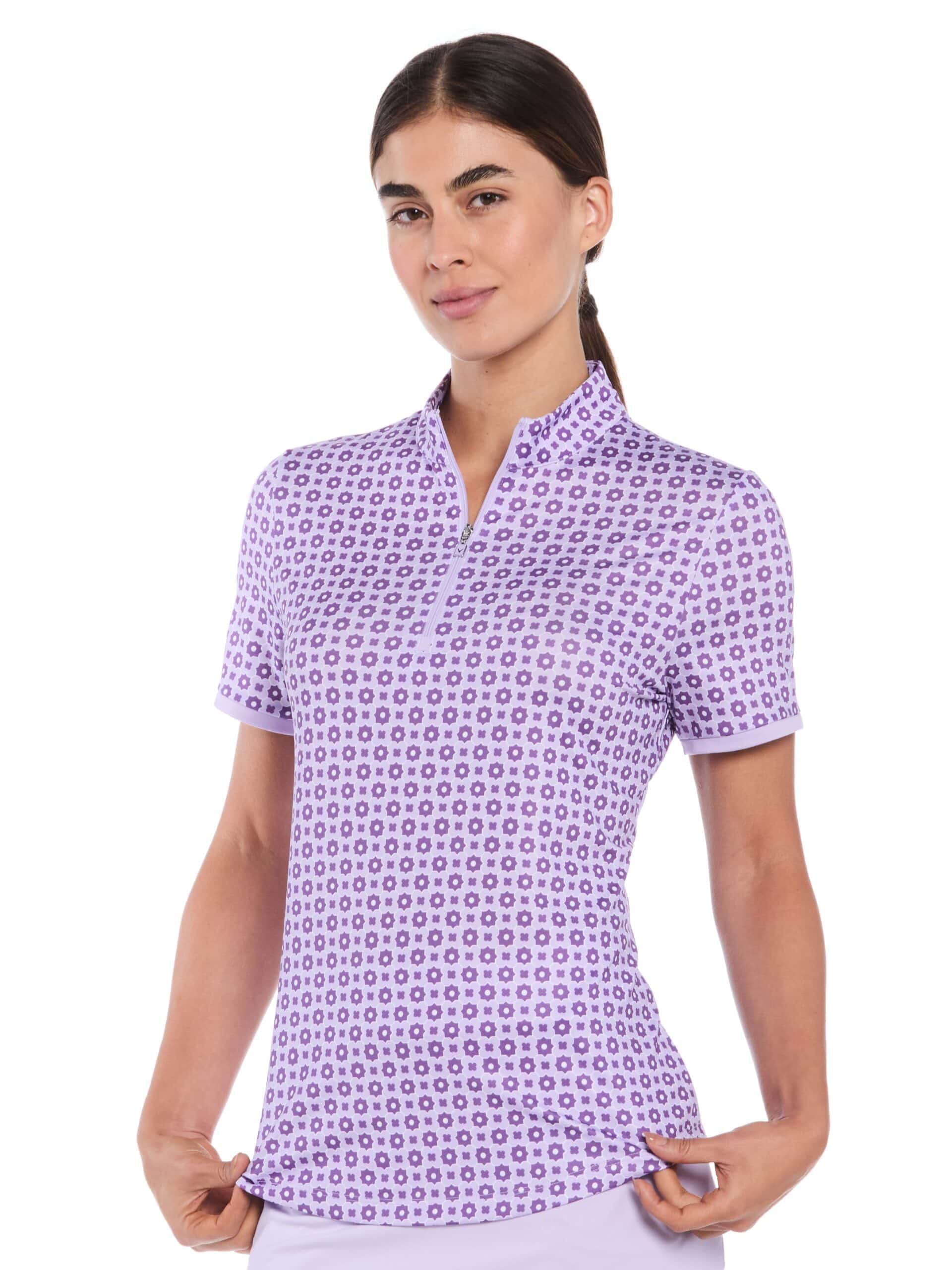 callaway-womens-geo-print-zip-golf-polo-1