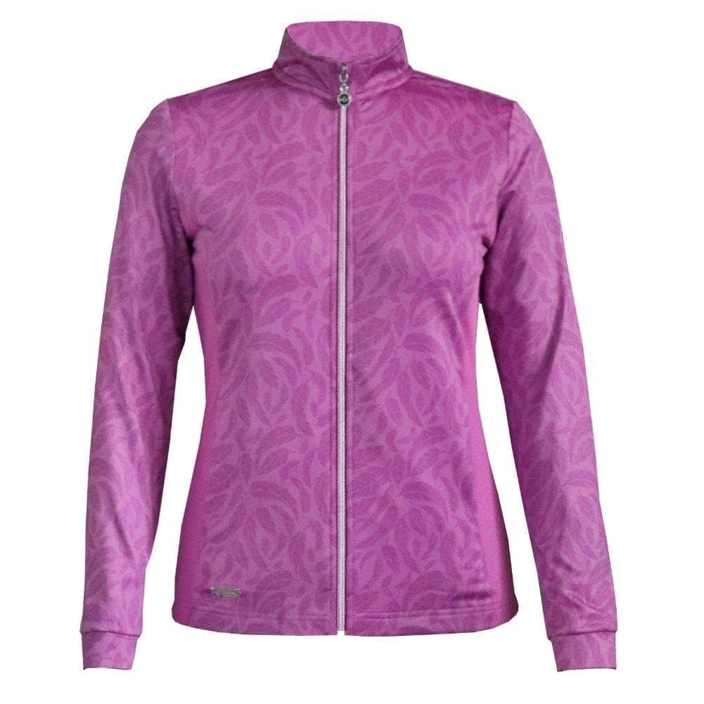 island-green-feather-print-stretch-top-layer-2