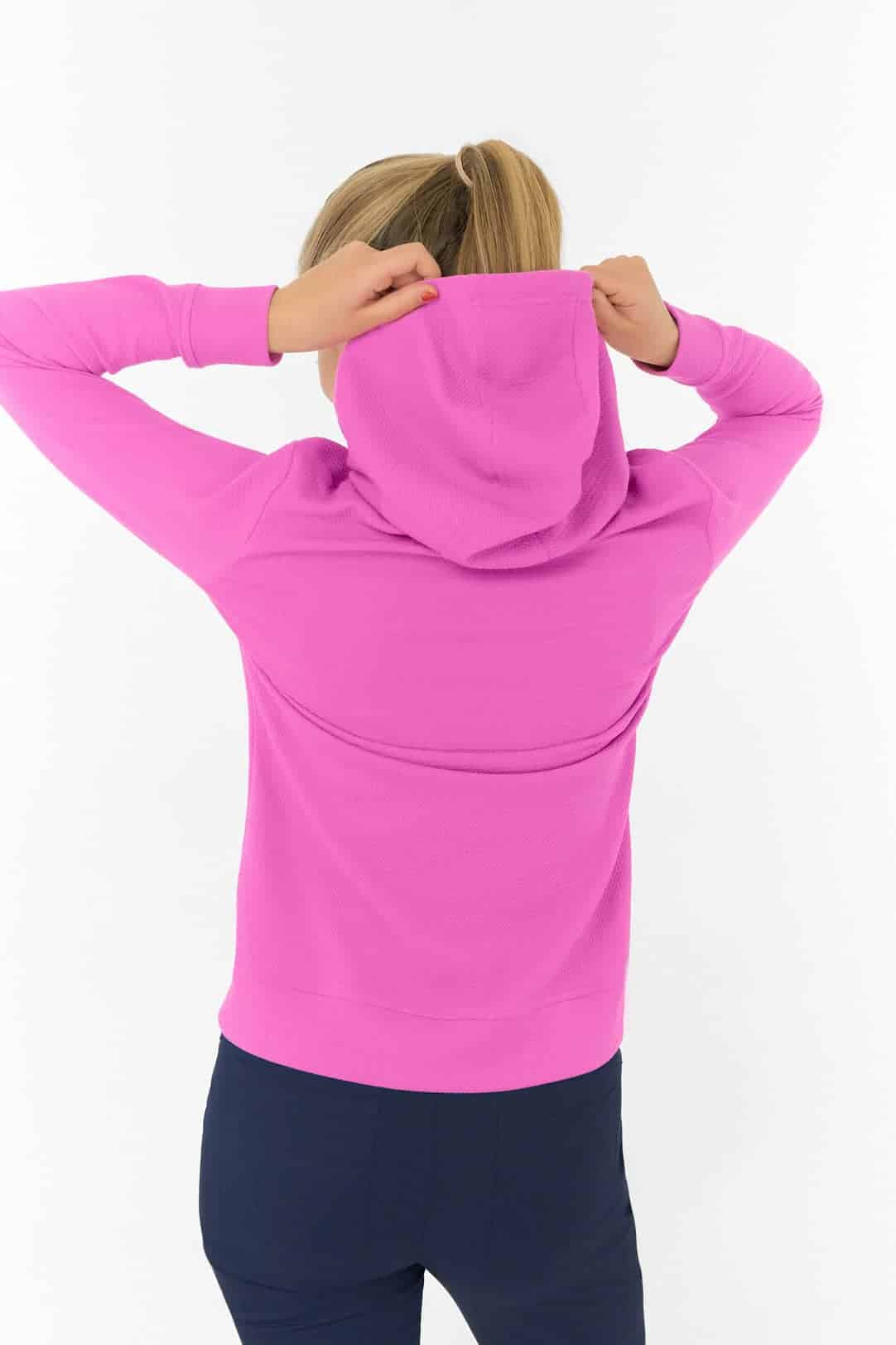 pure-golf-priya-lightweight-summer-golf-hoodie-azalea-pink-2