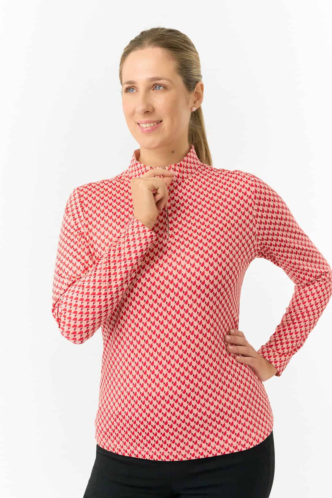 pure-golf-pure-golf-ladies-arusha-long-sleeve-mid-layer-quarter-zip-woven-chantilly-2