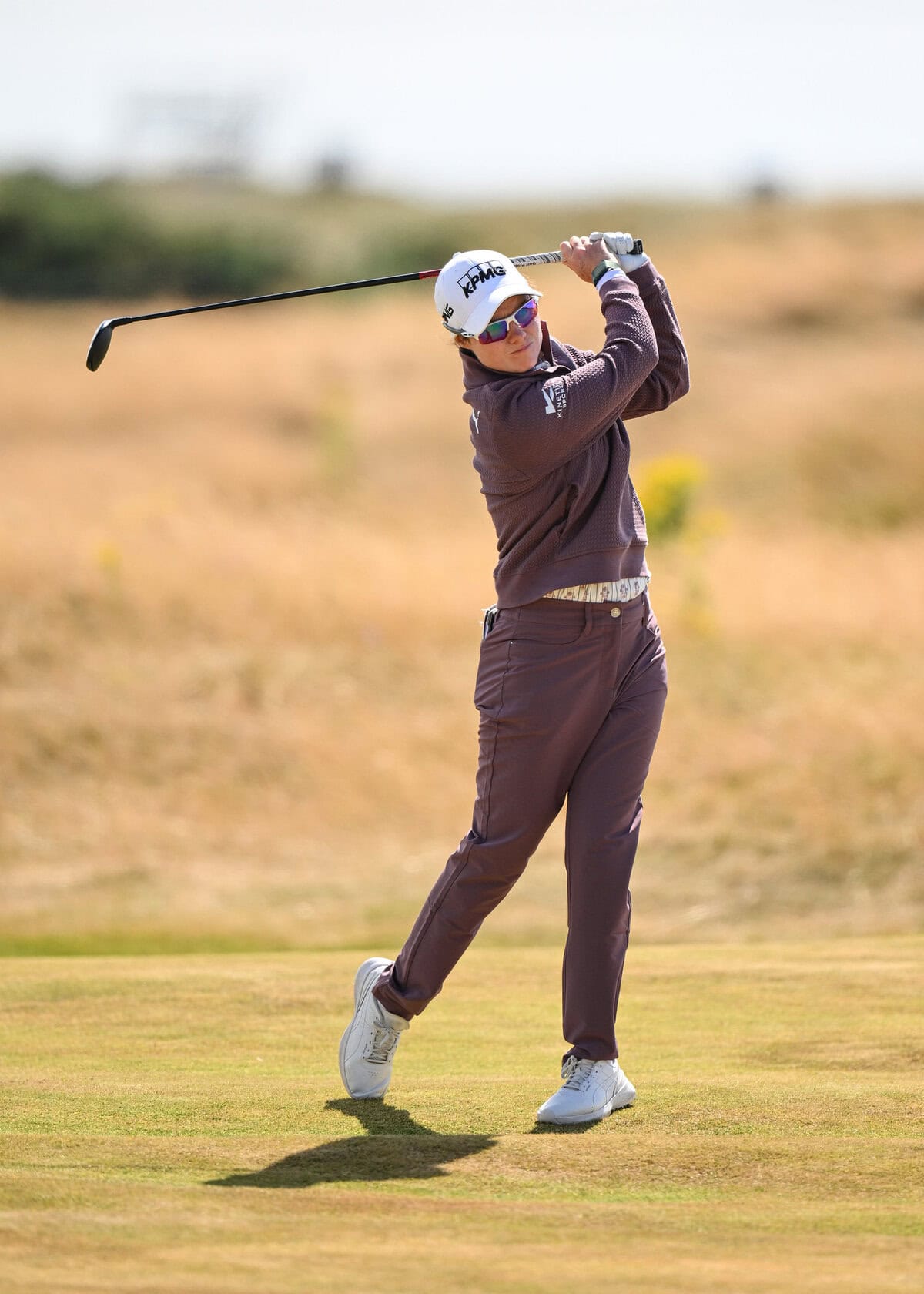 Leona Maguire on Dundonalnd Links at the Womens Scottish Open 2026